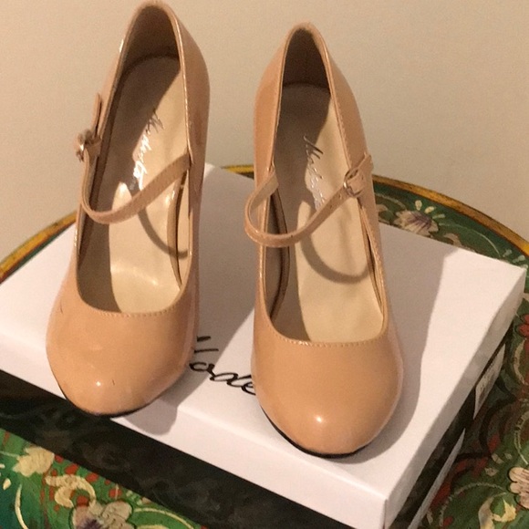 Modesta Blush color Heels - Picture 2 of 6